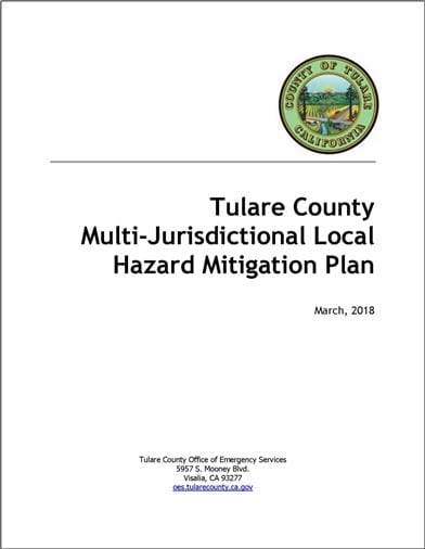 Tulare County emergency preparedness plan