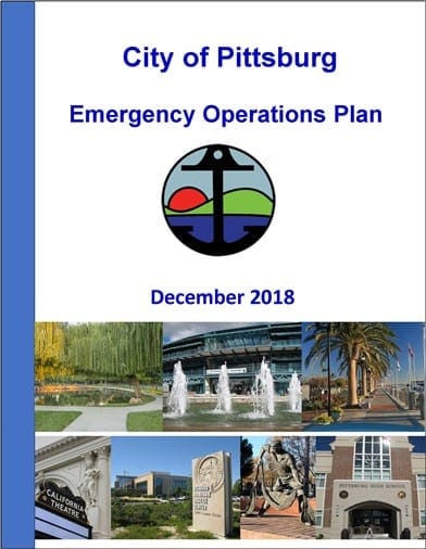 Municipal disaster recovery plan for Pittsburg CA